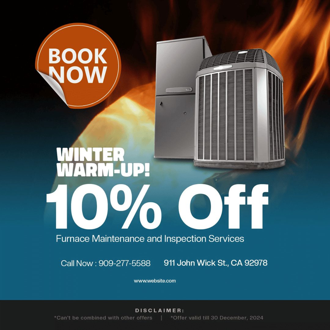 10% Off on Furnace Maintenance & Inspection Services!